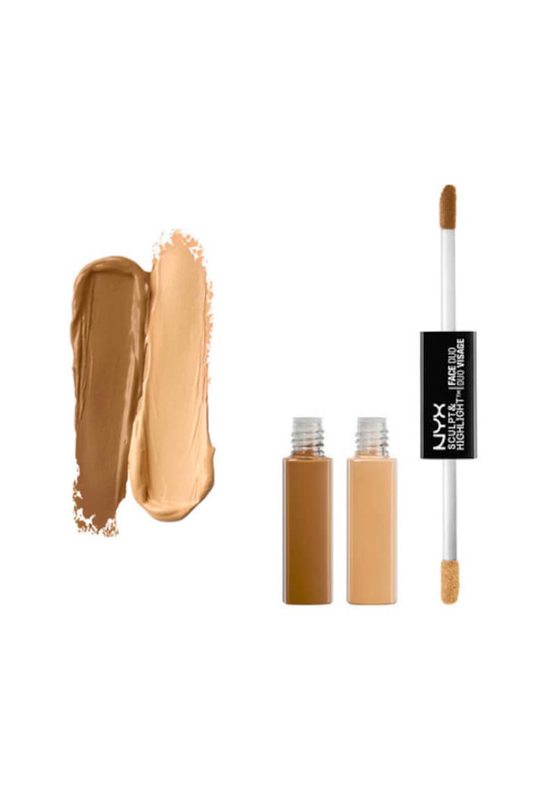 Contur ten Professional Makeup Sculpt & Highlight Face Duo - Almond Light - 2 x 5.3 ml1125