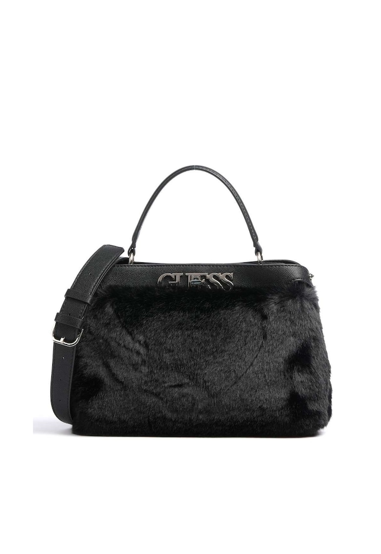 Geanta de mana Gwen Turnlock Satchel - negru