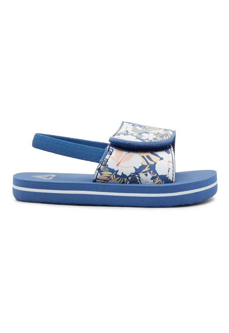 Sandale slingback cu logo Finn