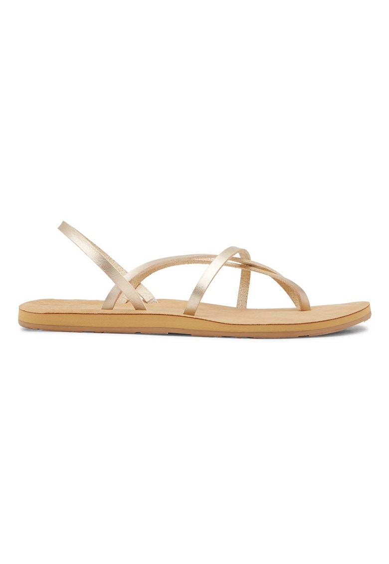 Sandale slingback din piele ecologica Peyton