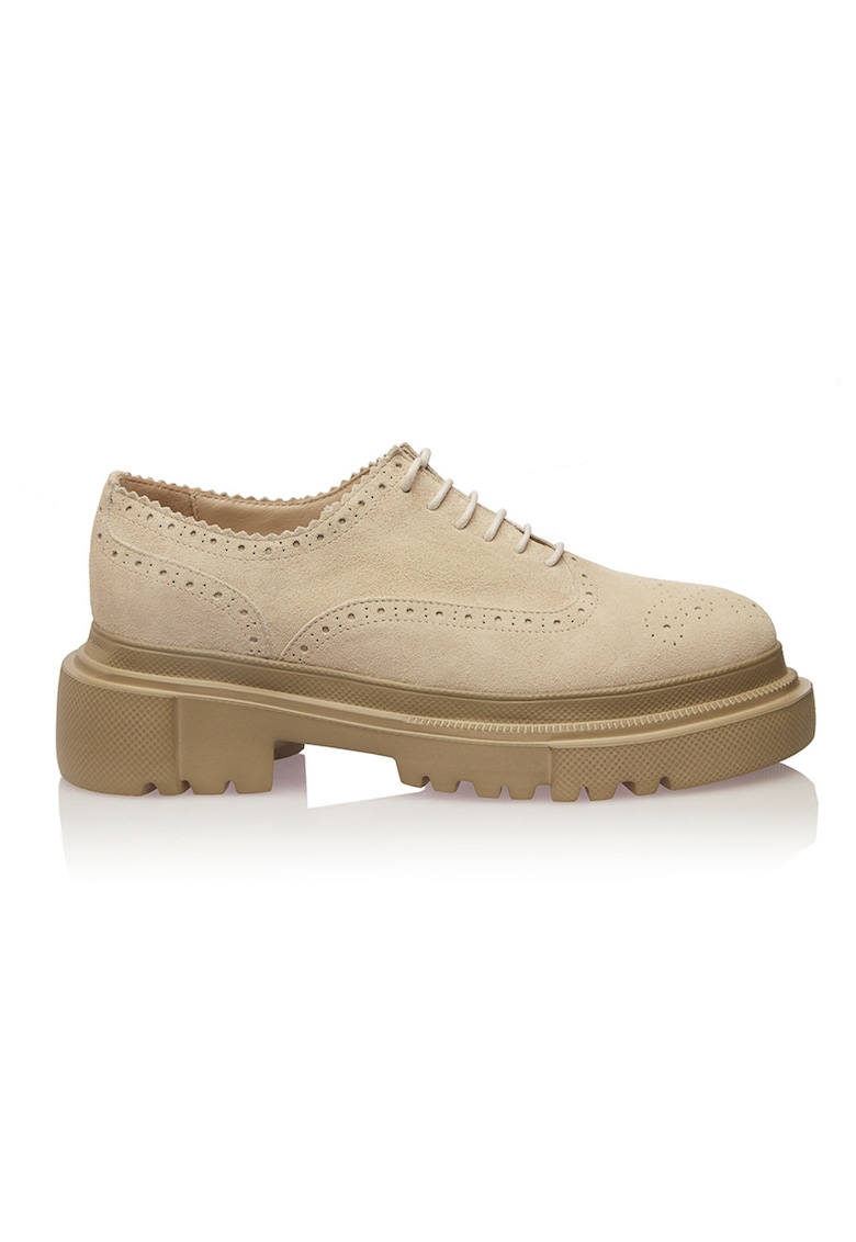 Pantofi Oxford din piele intoarsa fashiondays.ro imagine noua gjx.ro