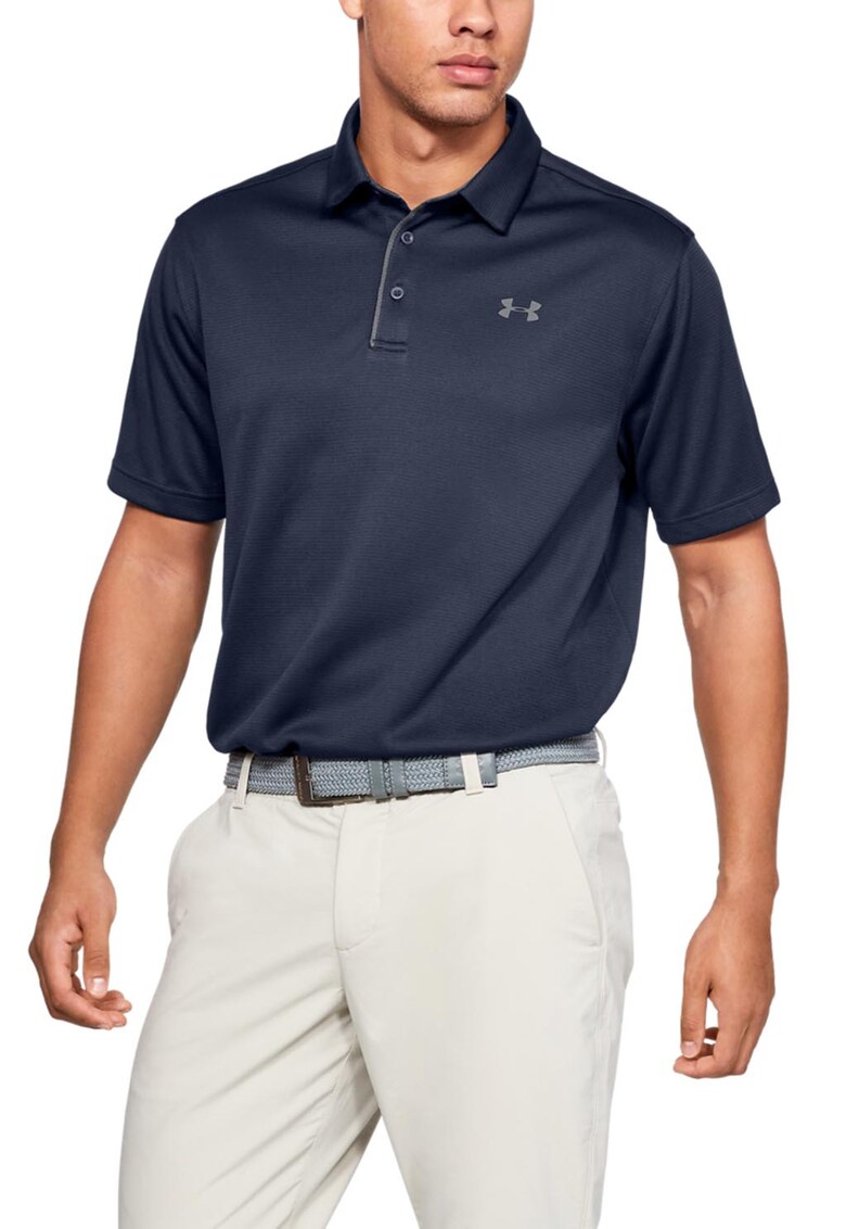 Тениска за голф с яка и лого Under Armour