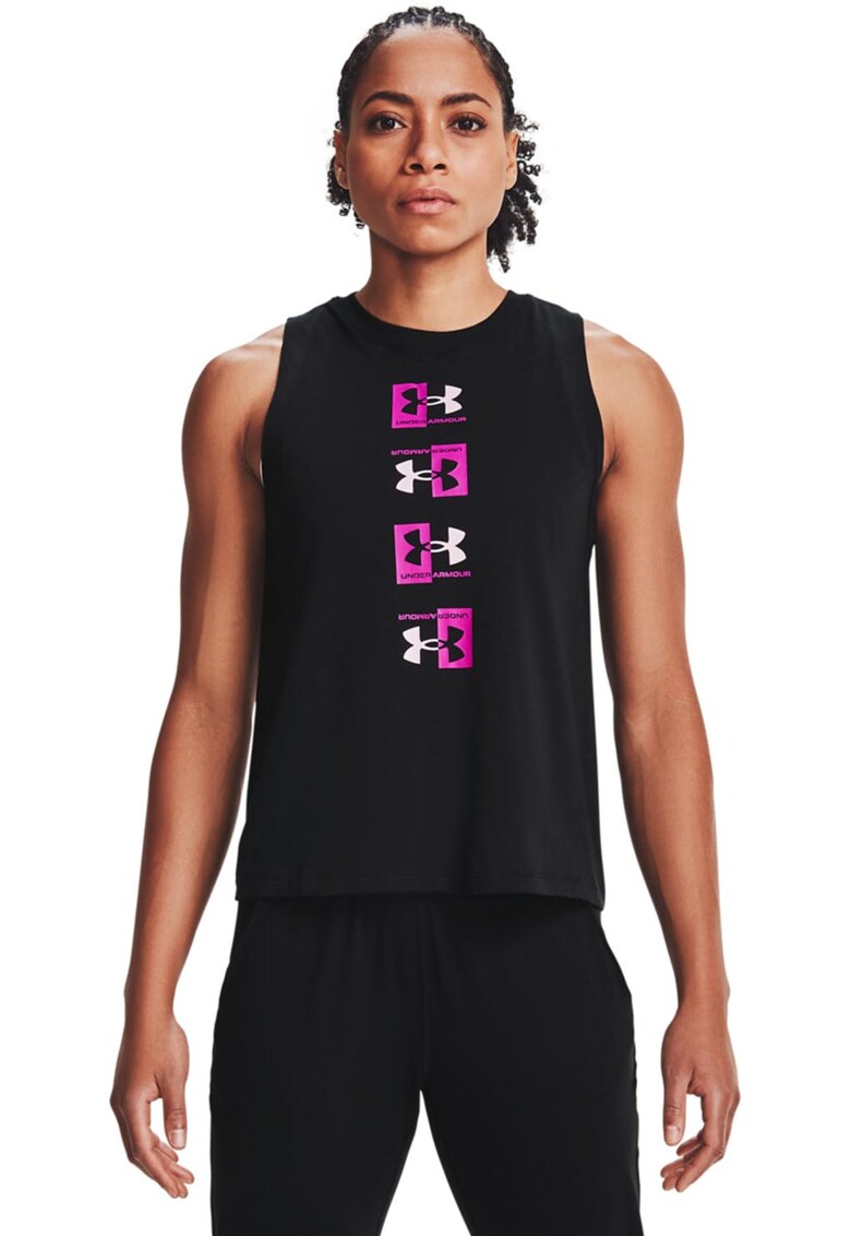Top lejer cu logo pentru fitness Repeat