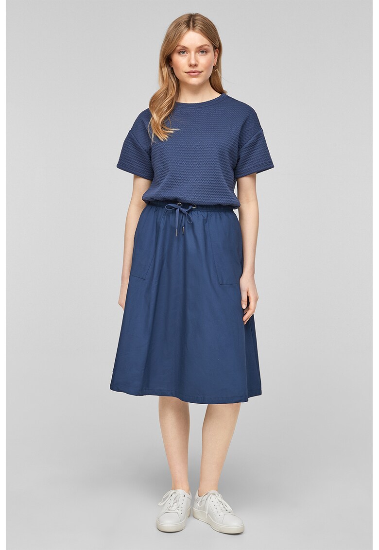 Rochie evazata cu snur