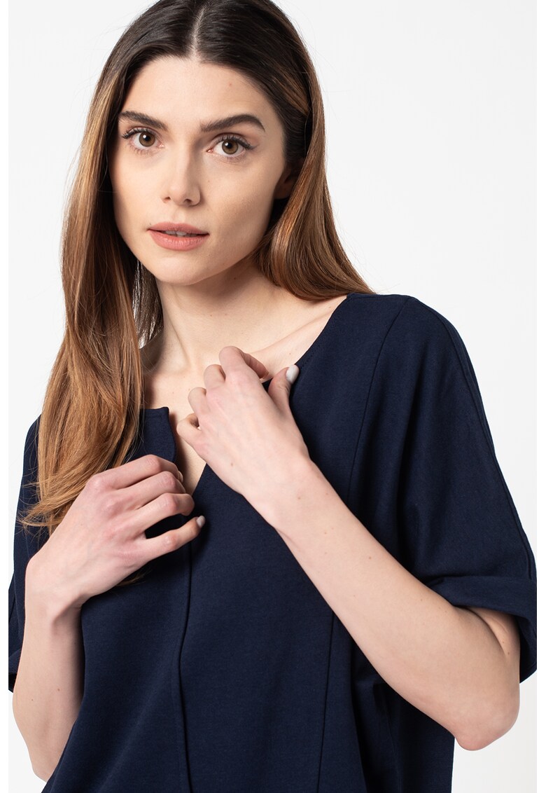 Rochie dreapta cu buzunare frontale