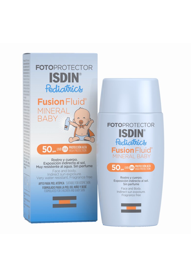 Fluid mineral pentru copii pediatrics - spf 50+ - pentru protectie solara - 50 ml