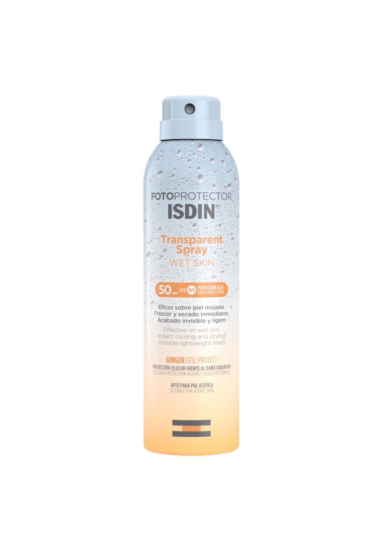 Spray transparent Wet Skin - SPF 50+ - pentru protectie solara - 250 ml