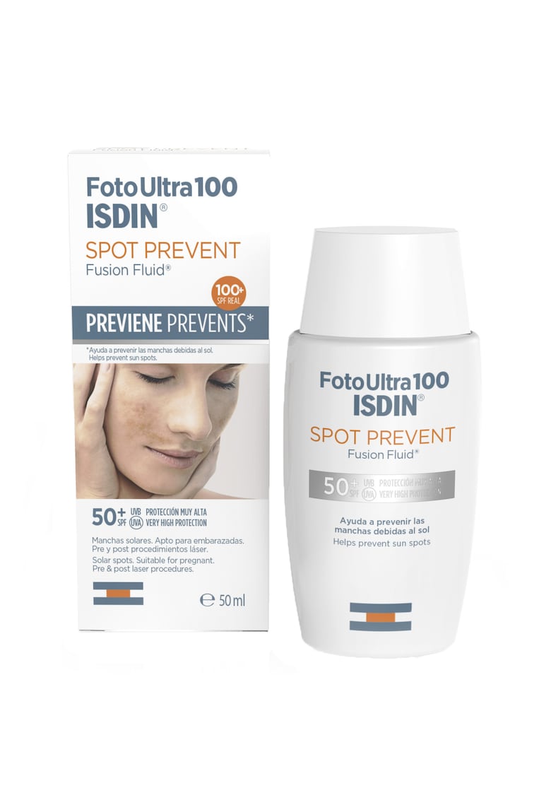 Слънцезащитен флуид  Fotoultra 100 Spot Prevent - SPF 50  - 50 мл