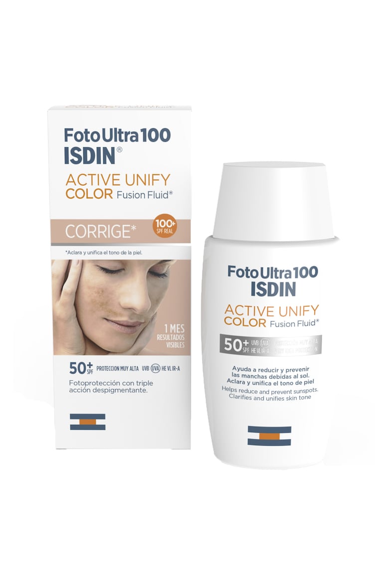 Crema colorata cu tripla actiune de depigmentare fotoultra active unify color 100+ - spf50+ - pentru protectie solara - 50 ml