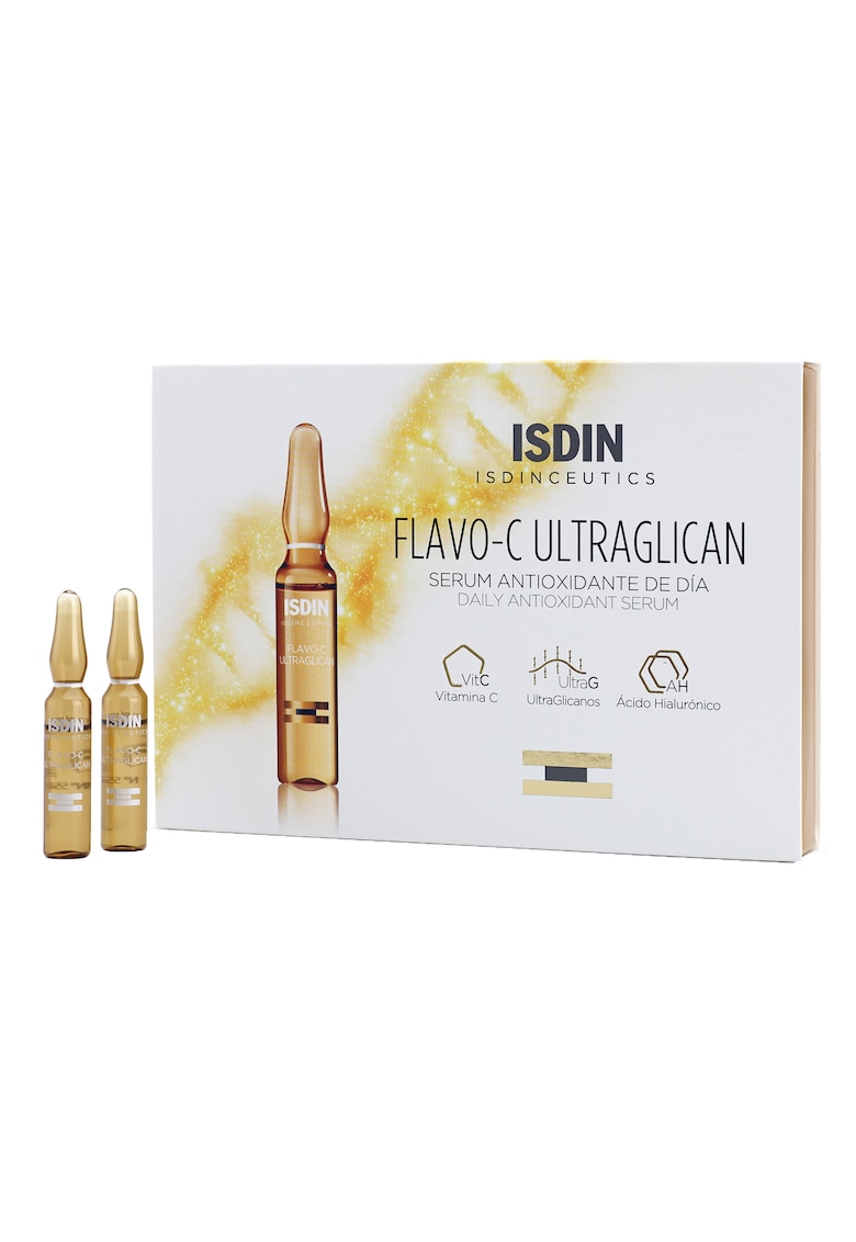 Ser antioxidant Flavo C Ultraglican pentru utilizare zilnica - 10 fiole x 2 ml