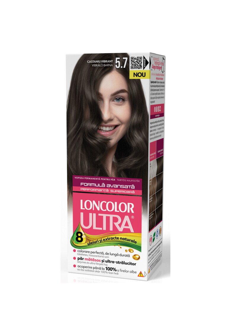 Vopsea de par permanenta Ultra - 100 ml - 5.7