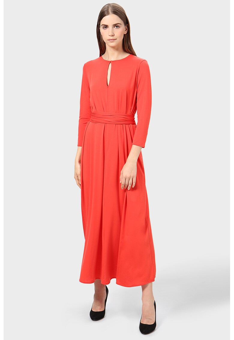Rochie evazata din amestec de lyocell
