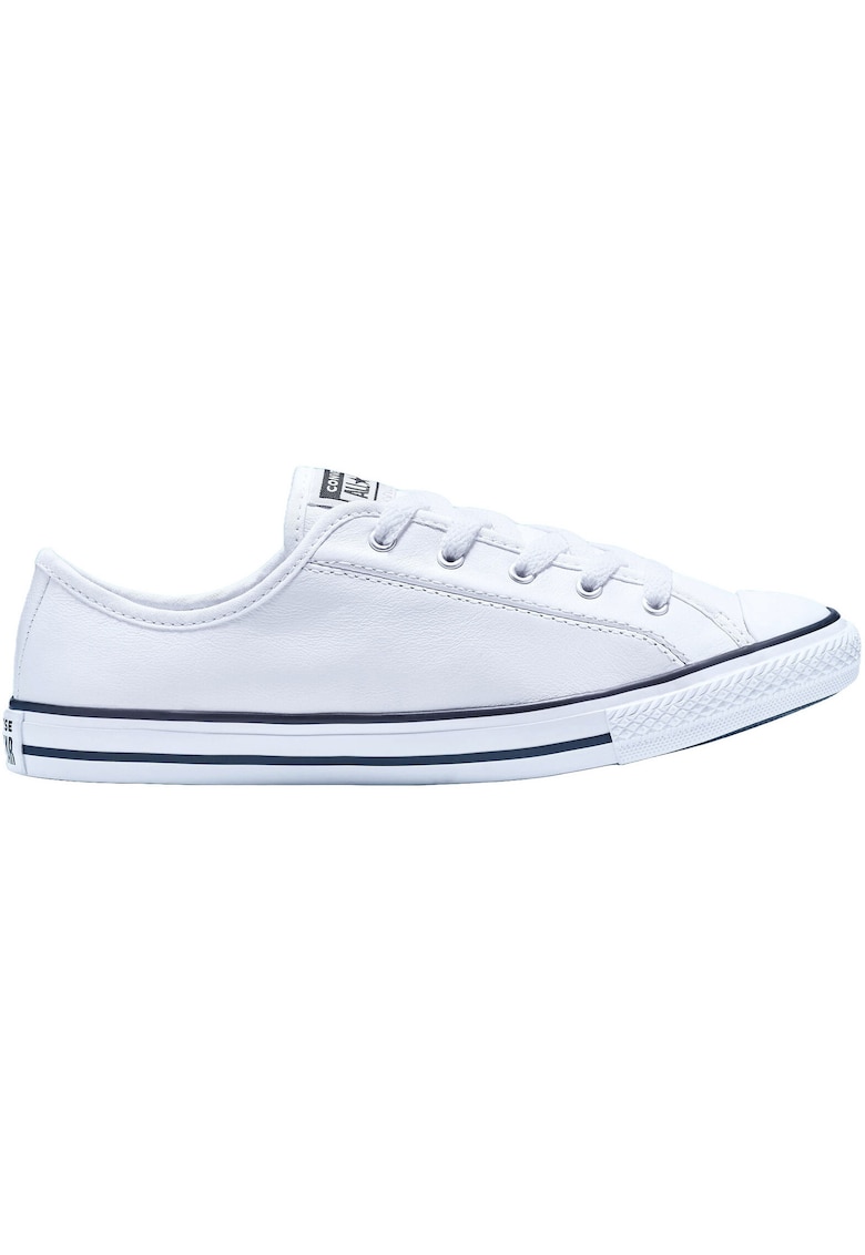 Tenisi - Chuck Taylor All Star Dainty din piele - model Low Top - Alb