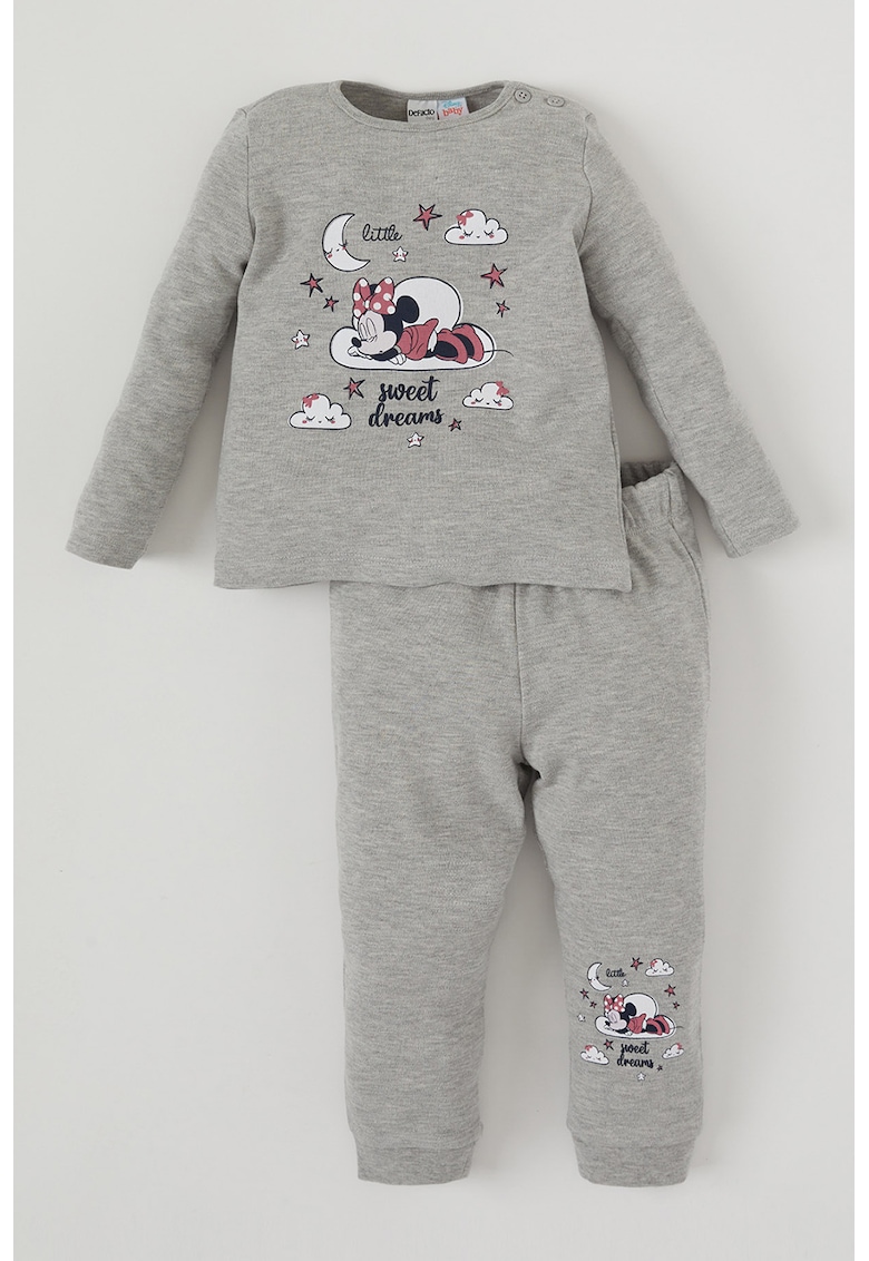 Pijama cu imprimeu minnie mouse