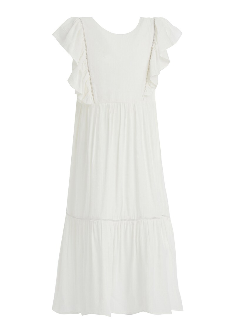 Rochie de viscoza cu terminatie evazata