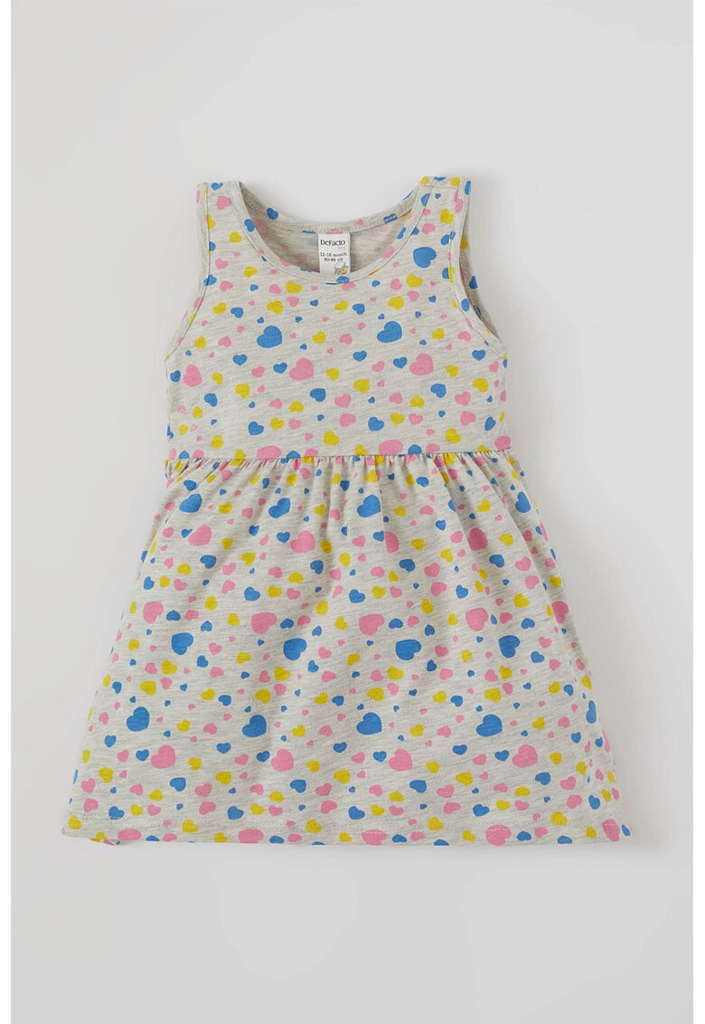 Rochie cu imprimeu cu inimi