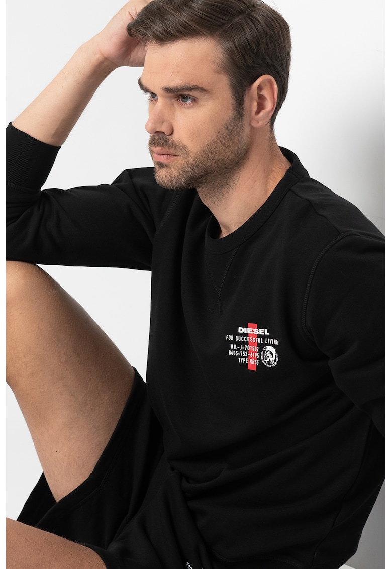 Bluza sport de casa cu logo Mohawk Willy