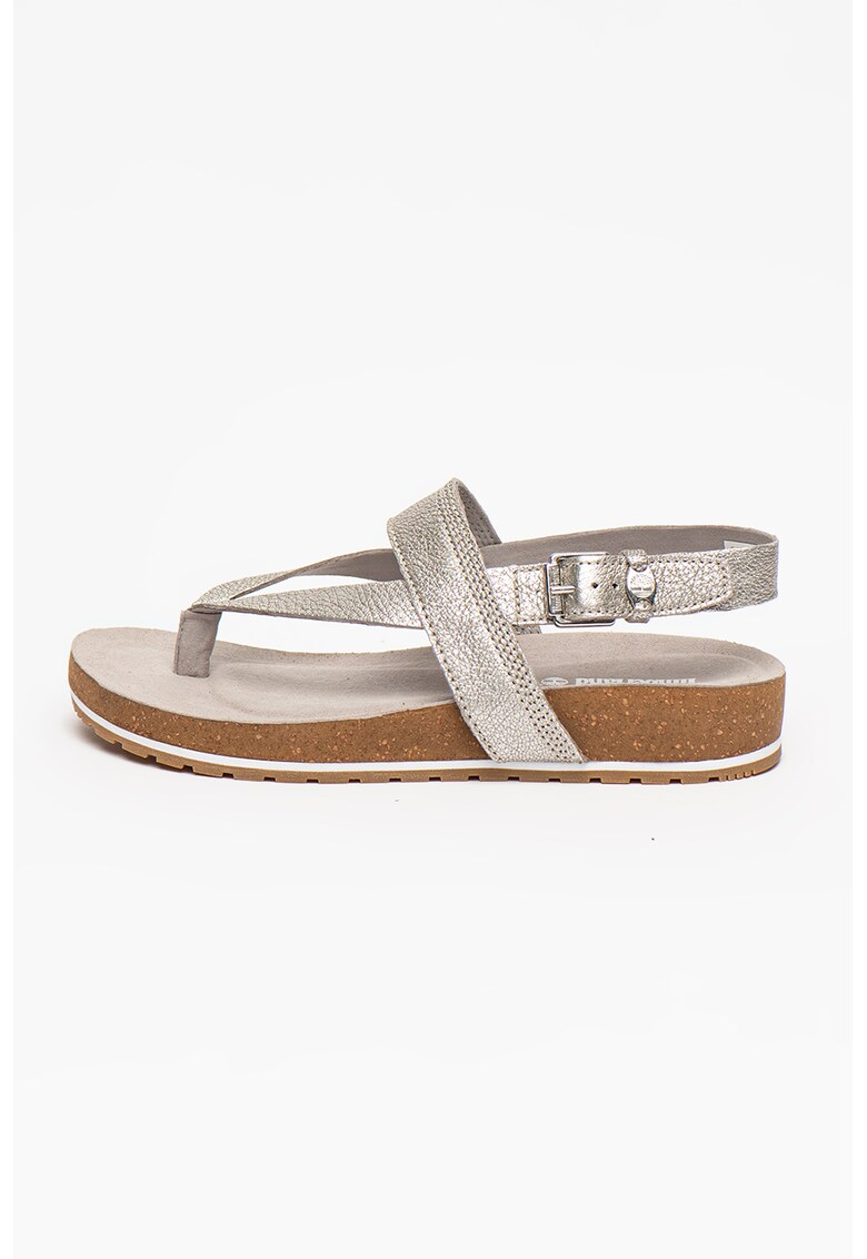 Sandale de piele cu bareta separatoare Malibu Waves