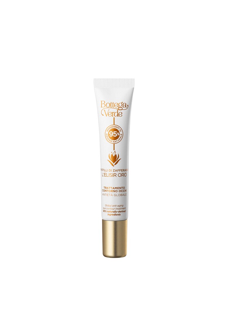 Crema Contur Ochi Impotriva Cearcanelor - Cu 95% Ingrediente Naturale - Pistilli di Zafferano - - Hidratare si Revitalizare pentru Zona Ochiilor - Potrivita pentru Tenul Normal - Ideala pentru Varsta 20+ - 10 ml