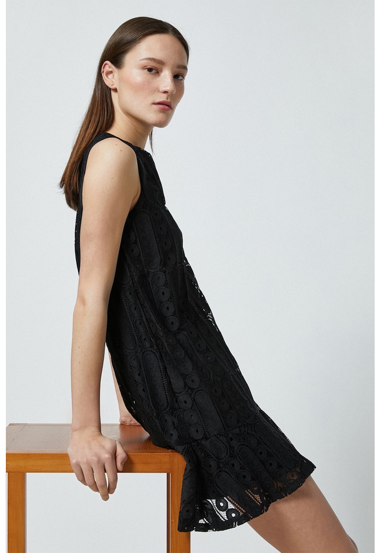 Rochie mini cu strat exterior de dantela