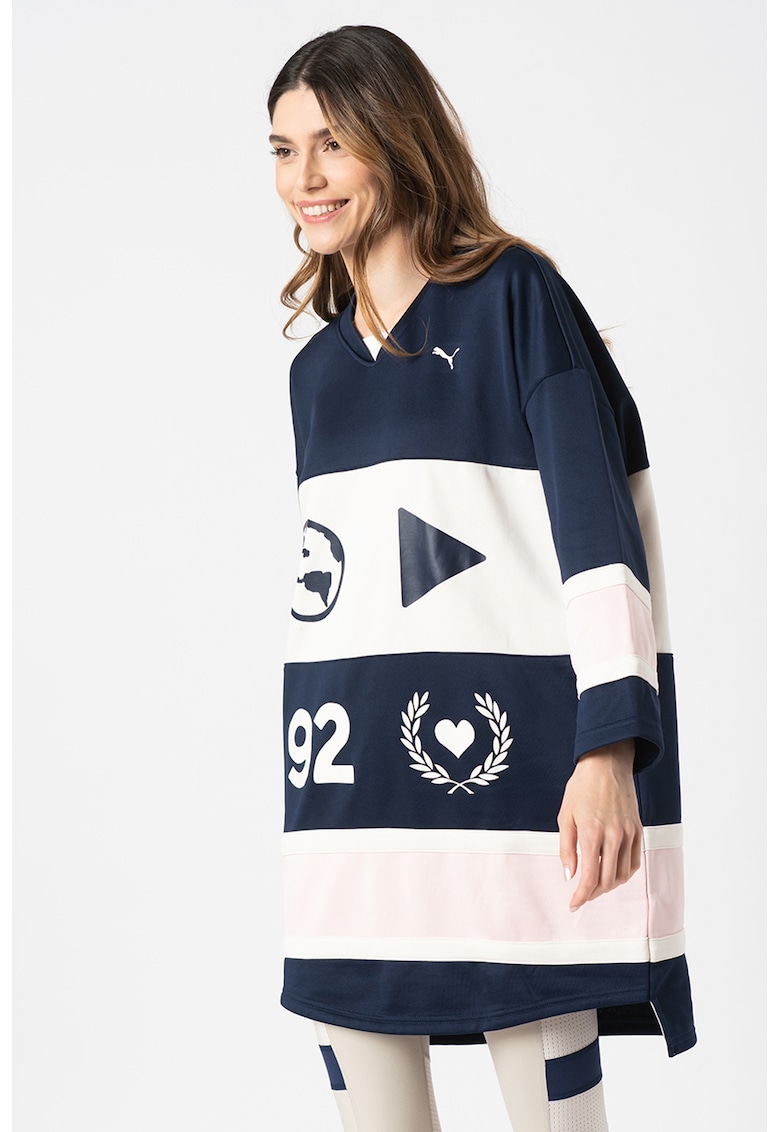 Rochie sport lejera cu imprimeu