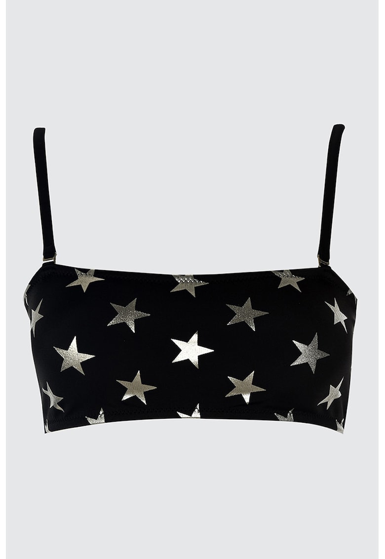 Sutien bandeau de baie cu imprimeu cu stele fashiondays.ro imagine noua