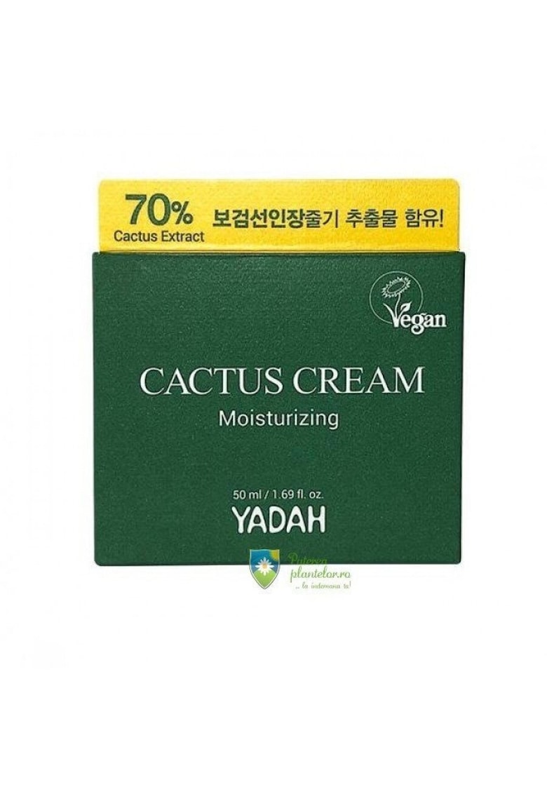 Crema hidratanta de fata cu 70% extract de cactus - 50 ml