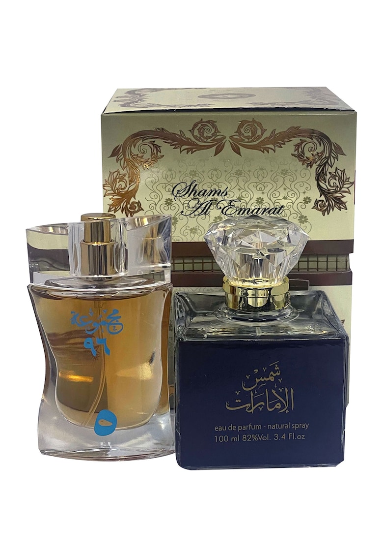Set Shams al Emarat - Femei: Apa de Parfum - 100 ml + Apa de Parfum - 25 ml