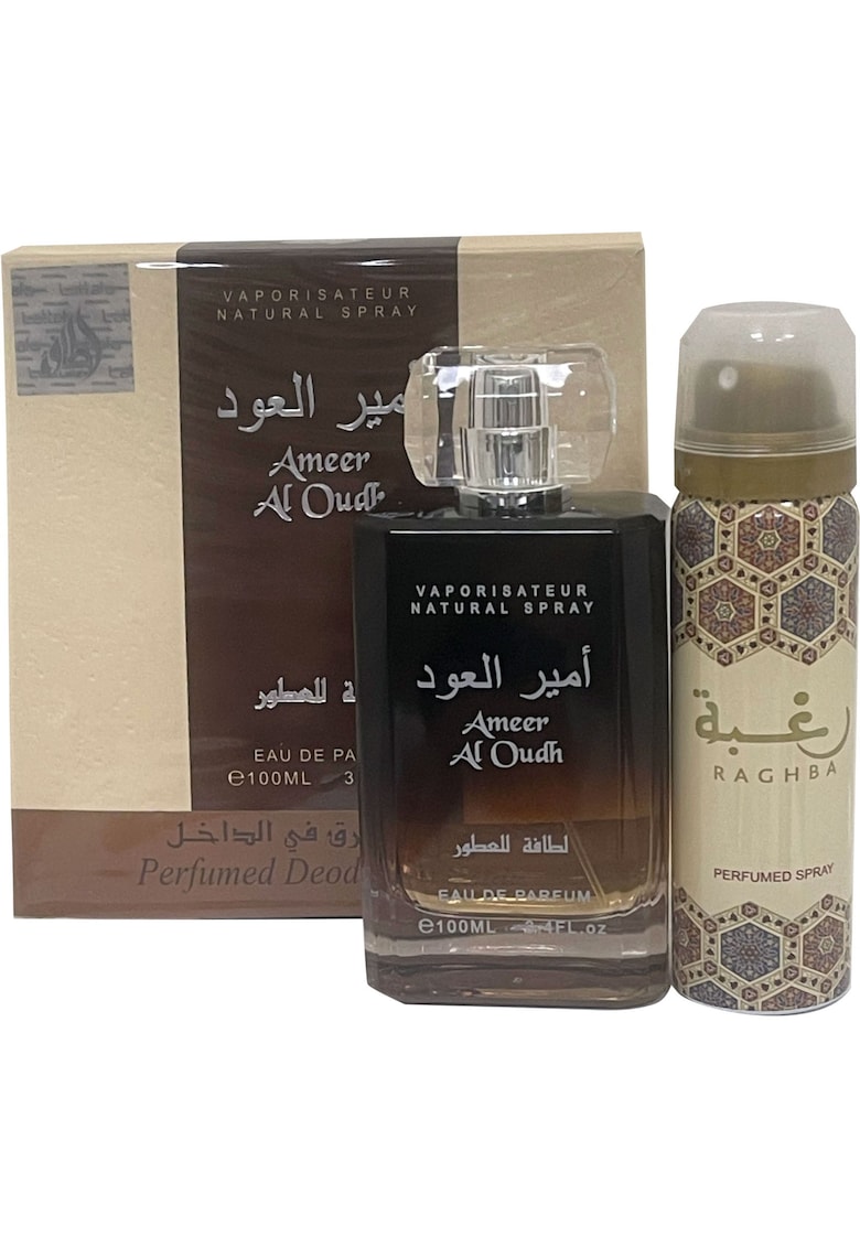 Set Ameer al Oud - Unisex: Apa de Parfum - 100 ml + Deodorant Spray - 50 ml