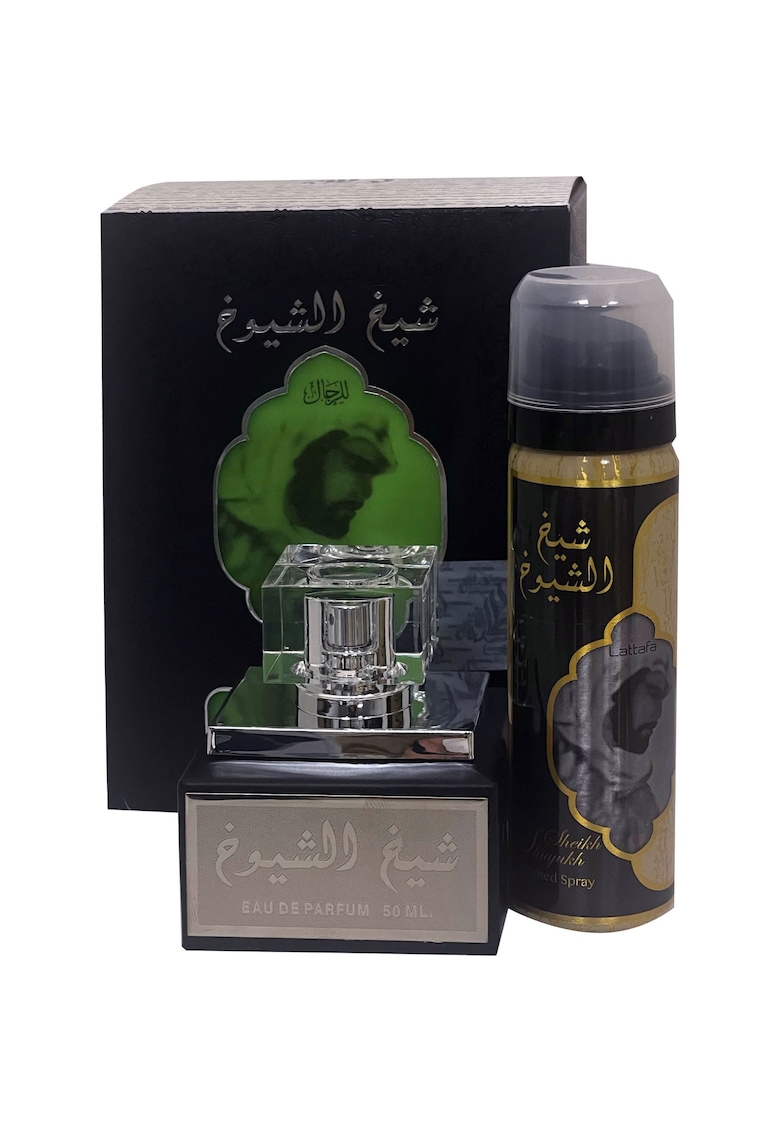 Set Sheikh Shuyukh - Barbati: Apa de Parfum - 50 ml + Deodorant Spray - 50 ml