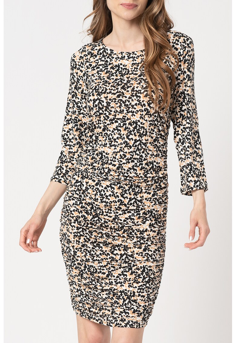 Rochie cu model si maneci 3/4 Lisa