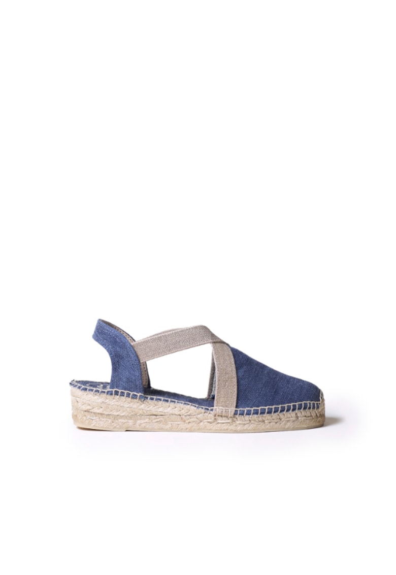 Sandale tip espadrile din bumbac Verdi-V -