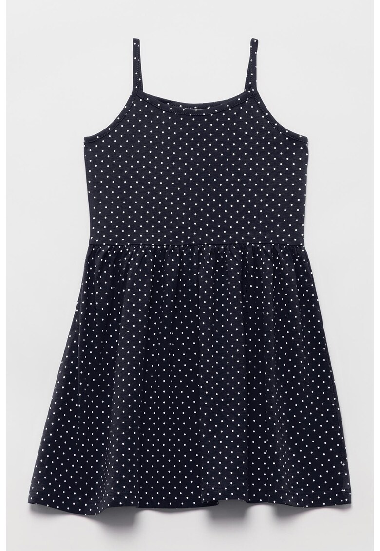 Rochie evazata cu imprimeu cu buline