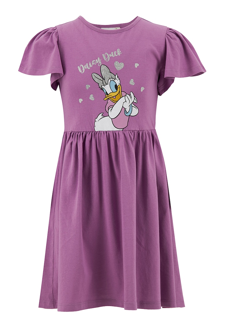 Rochie evazata din jerseu cu imprimeu Daisy Duck