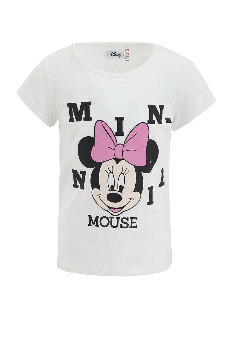 Tricou de bumbac cu imprimeu Minnie Mouse