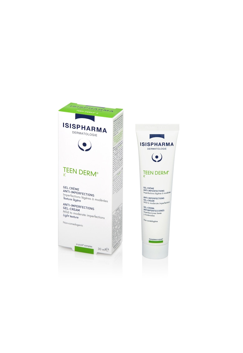 Gel crema pentru ten acneic - Teen Derm K - 30 ml