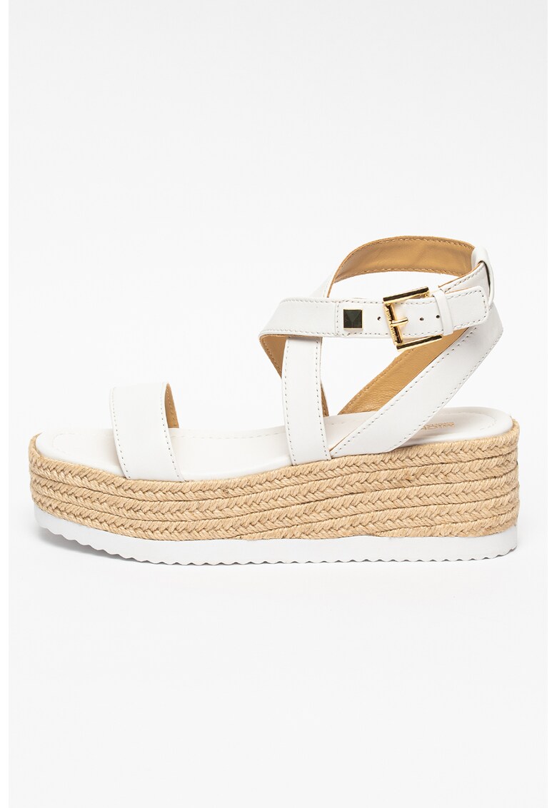 Sandale tip espadrile cu talpa wedge Lowry