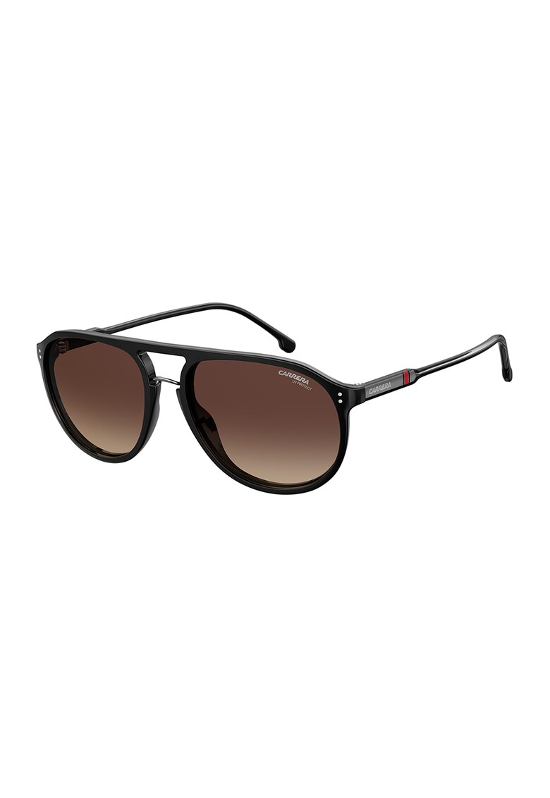 Унисекс слънчеви очила Aviator с поляризация и лого