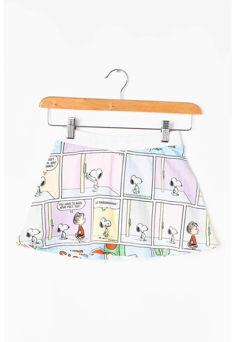 Fusta evazata cu imprimeu Snoopy