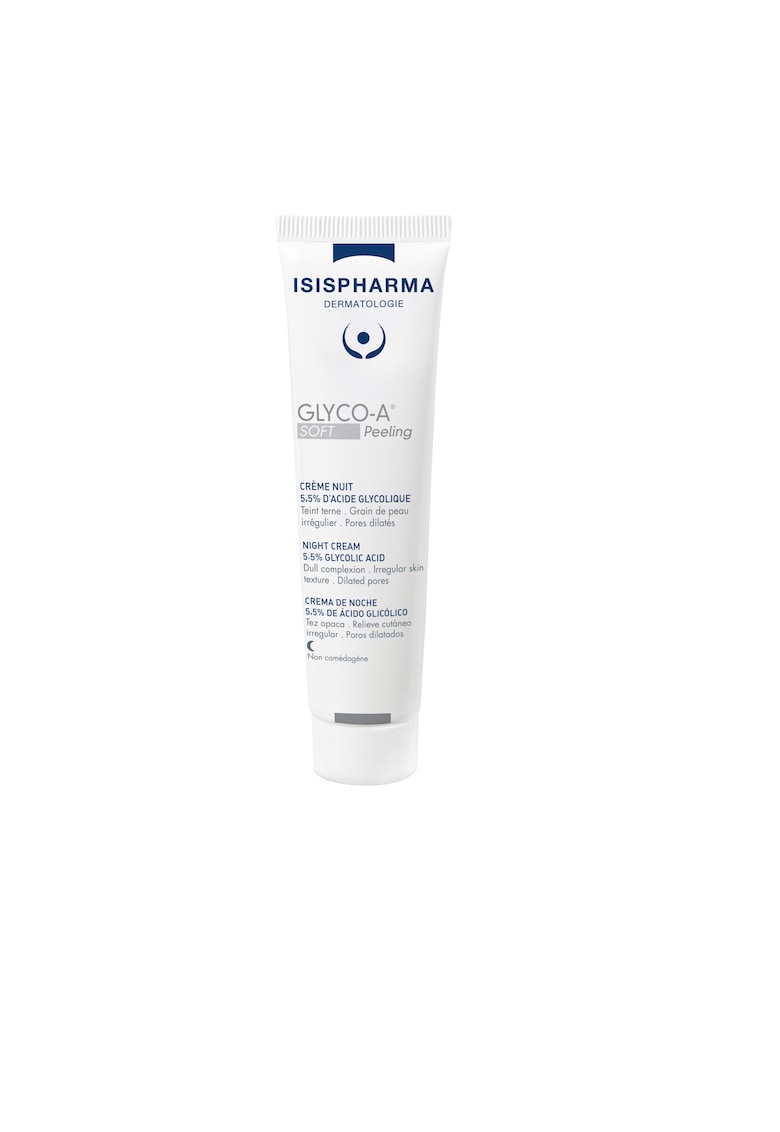 Crema de noapte cu 5.5% acid glicolic Glyco-A Soft Peeling - 30 ml