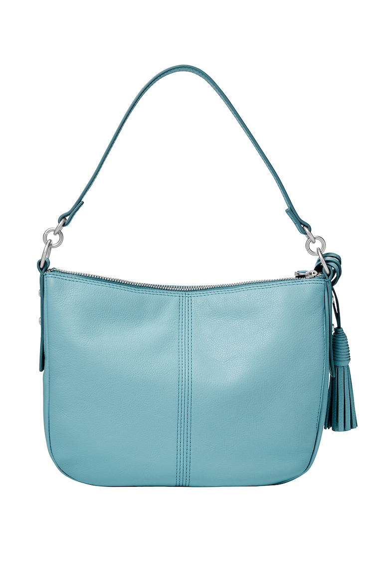 Geanta crossbody de piele cu motive in relief Jolie