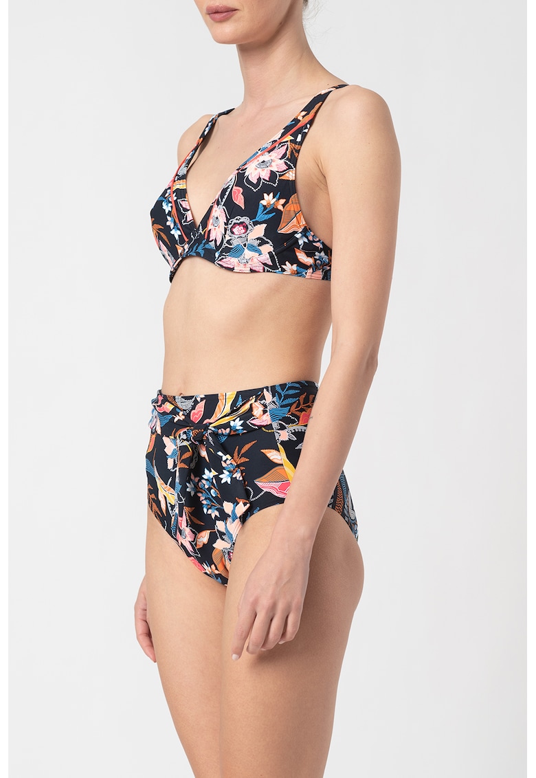 Sutien de baie cu model floral Selina