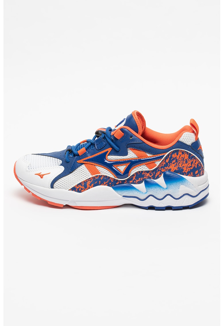 Pantofi sport cu garnituri de piele ecologica Wave Rider 1 5446541 - Portocaliu mandarina/Albastru royal/Alb optic