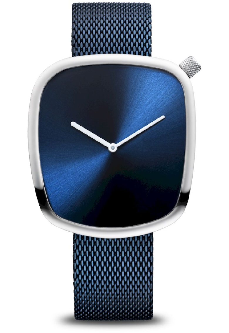 Ceas unisex 18040-307 - Cristal safir - Otel inoxidabil - 3 ATM - Albastru