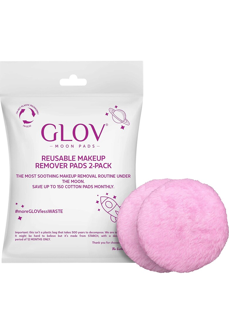 Dischete demachiante Moon Pads Eco Line textile reutilizabile 2 bucati
