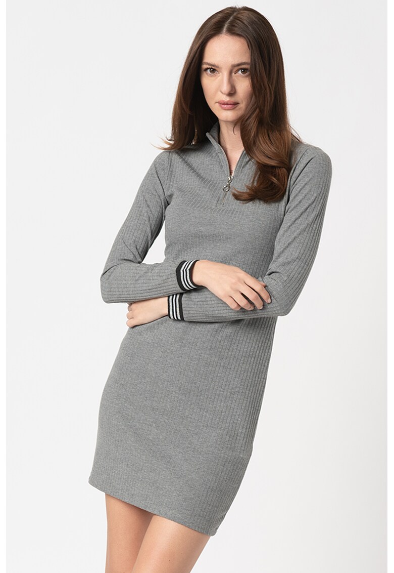 Rochie mini cu fenta cu fermoar Talaco
