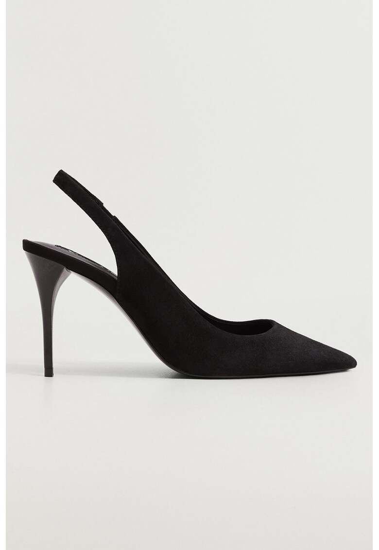 Pantofi slingback de piele intoarsa Turi