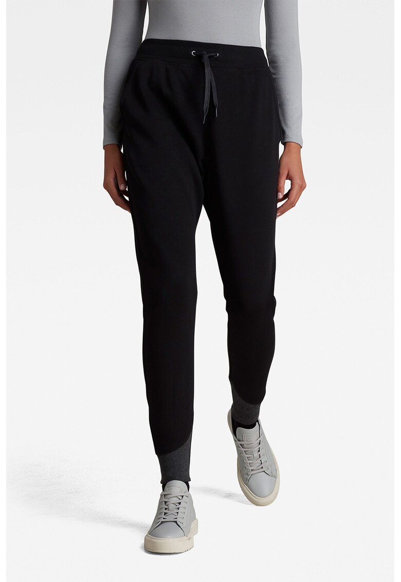Pantaloni sport conici cu talie inalta Premium Core
