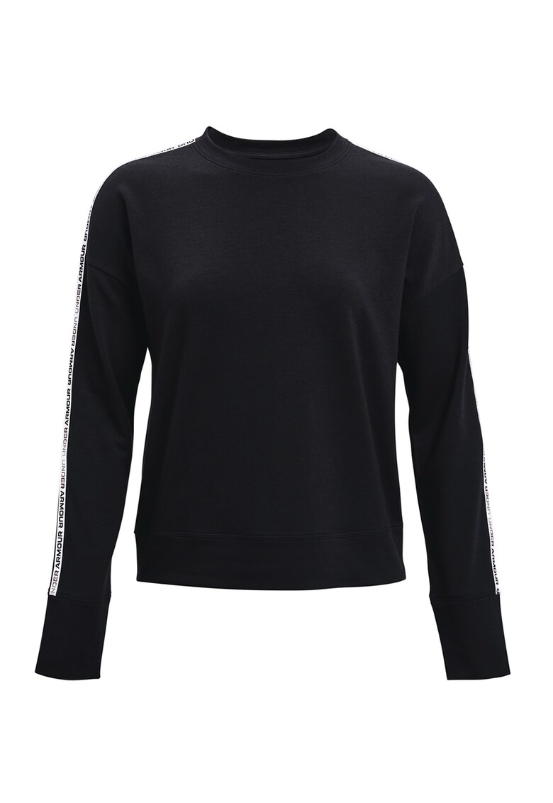 Bluza din material terry cu maneci cazute si benzi logo - pentru antrenament Rival