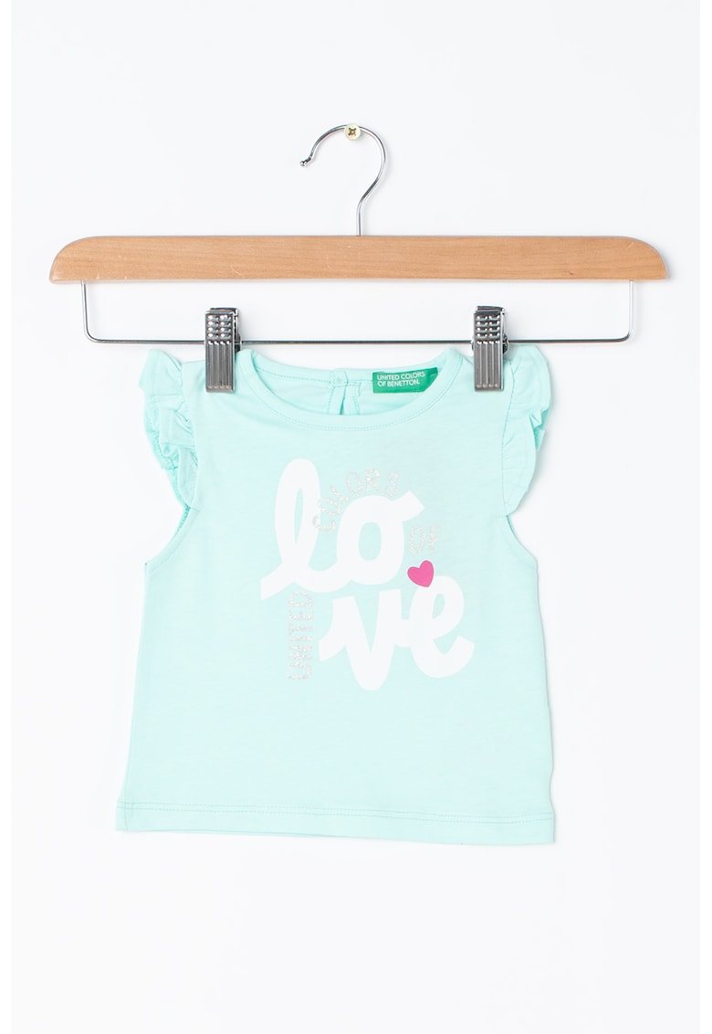 Set de tricou si colanti scurti - love